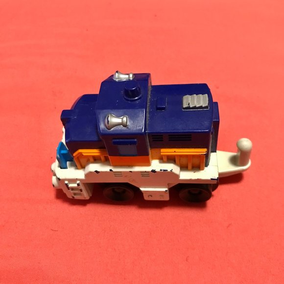 Mattel Geo Tracks - 1 locomotive and 2 freight cars - Picture 3 of 14